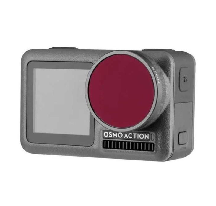 Качественный красный фильтр Telesin OS-FLT-R01 для DJI OsmoAction 1
