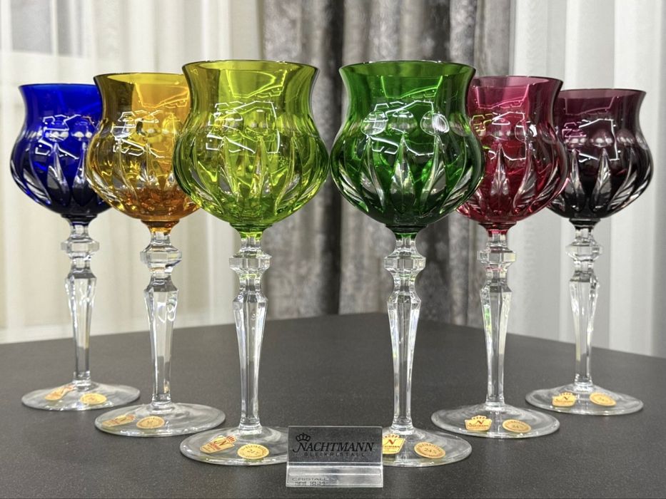 Хрустальные фужеры для вина Nachtmann Marilyn GDR Германия