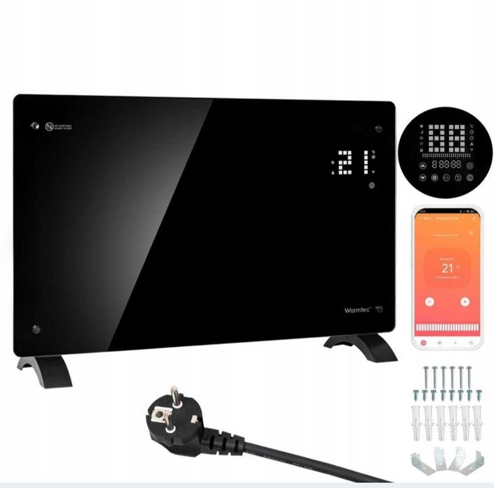 Grzejnik elektryczny konwektorowy termostat energooszczędny 2000W WiFi