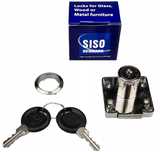 2x zamek meblowy do szafki szuflady SISO