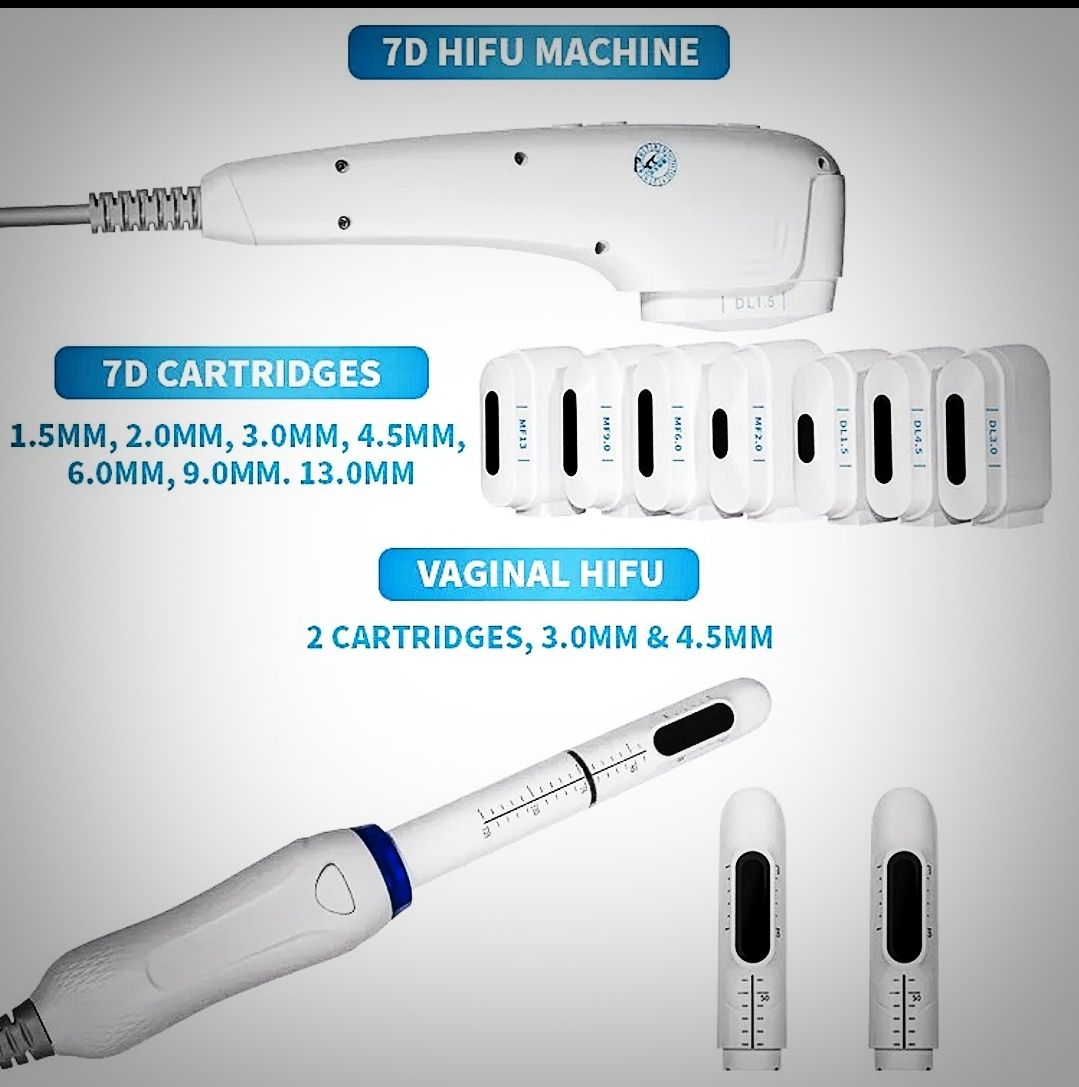 Máquina hifu 7D com tratamento vaginal genital