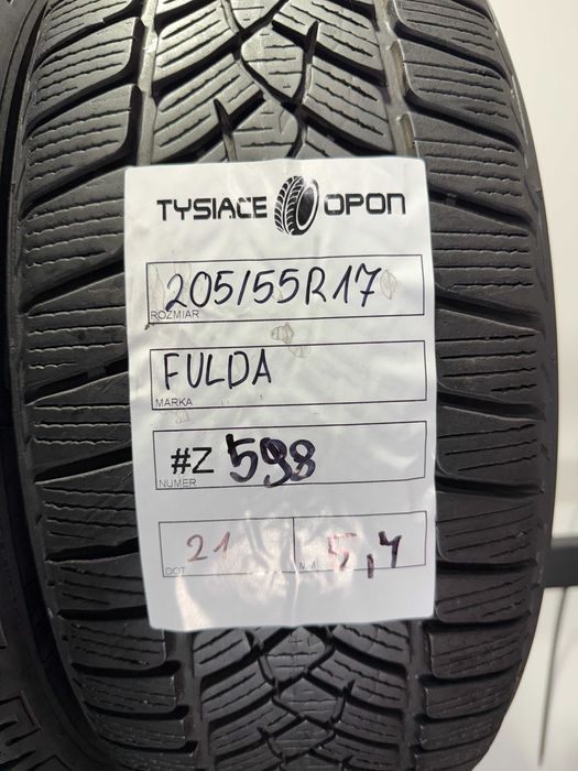 Opony Zimowe 205/55/17 Fulda KristallControlHP2 Komplet #Z598