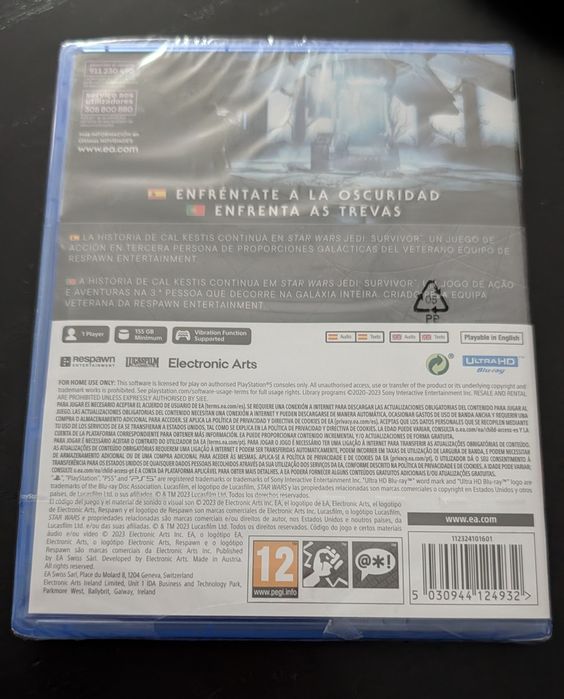 Star Wars - Jedi Survivor PS5 - Novo e Selado