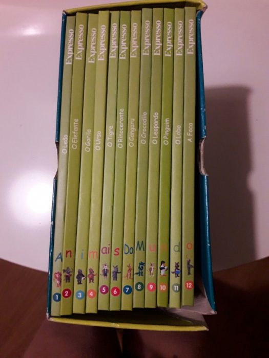 Animais do Mundo (12 volumes com respetivo animal)