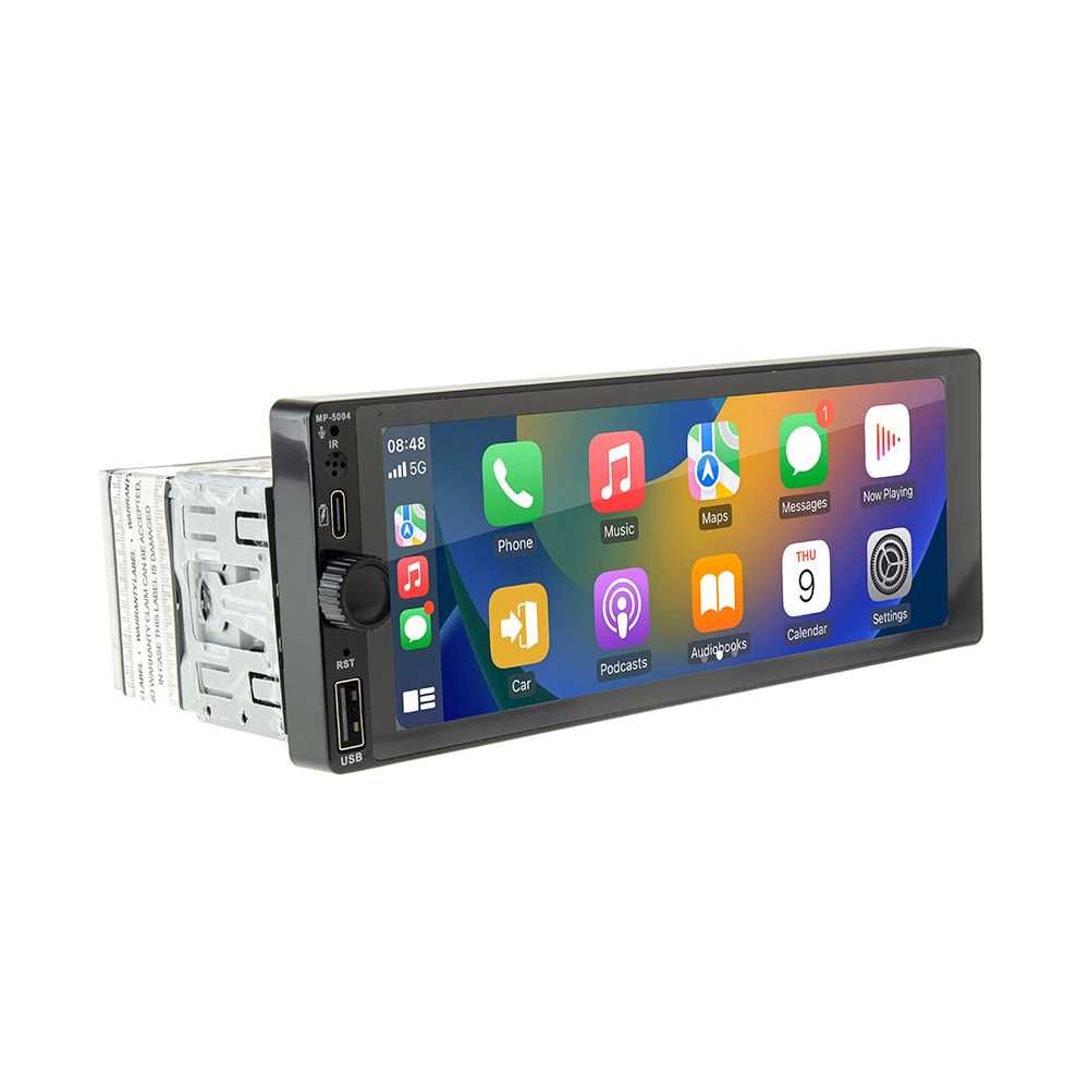 Автомагнитола 1DIN MP-5004 WinCe c екраном вход камеры CarPlay auto