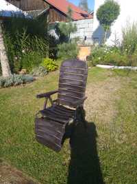 Fotele ogrodowe, składane solidne.
