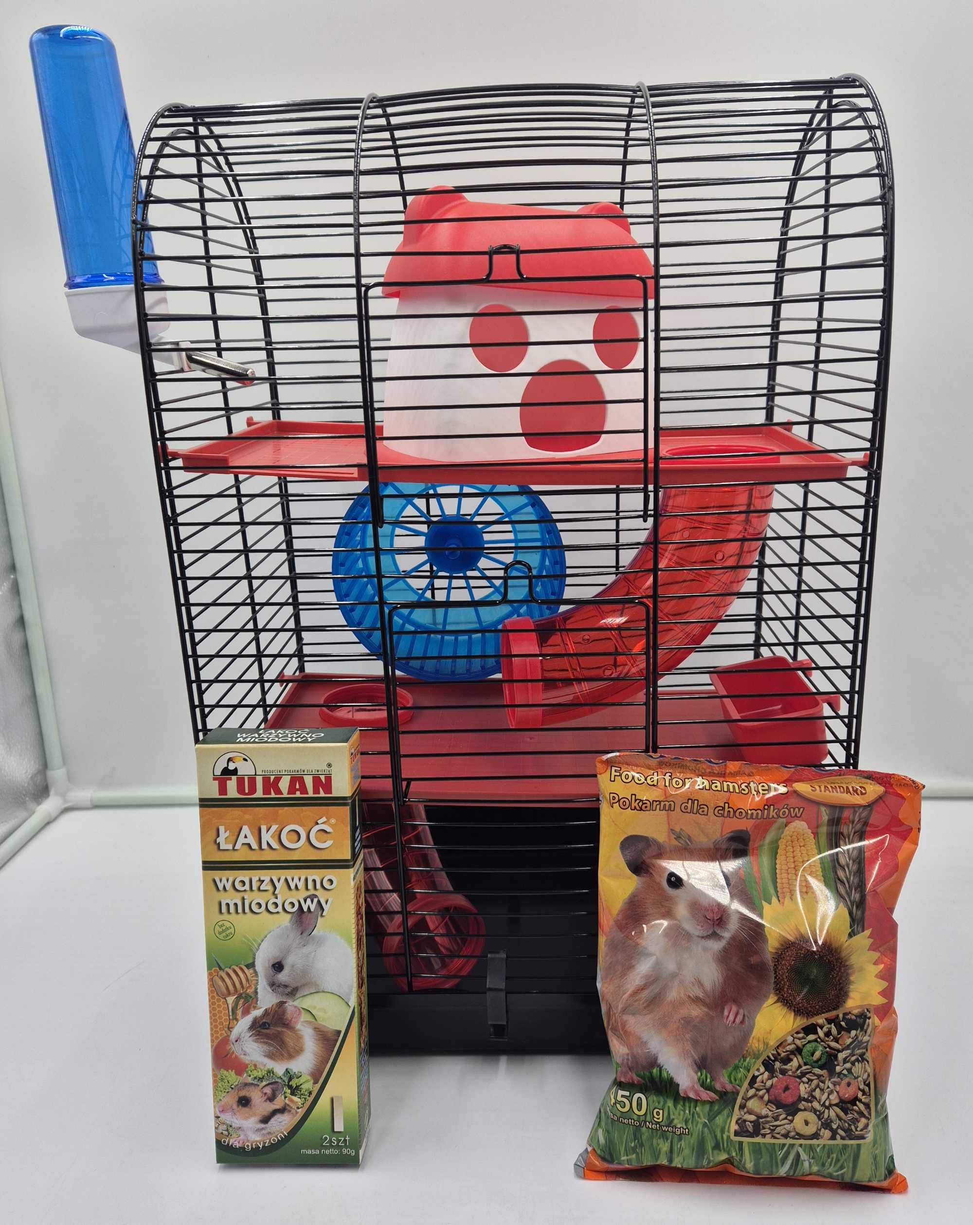 Klatka dla chomika tuba domek teddy2