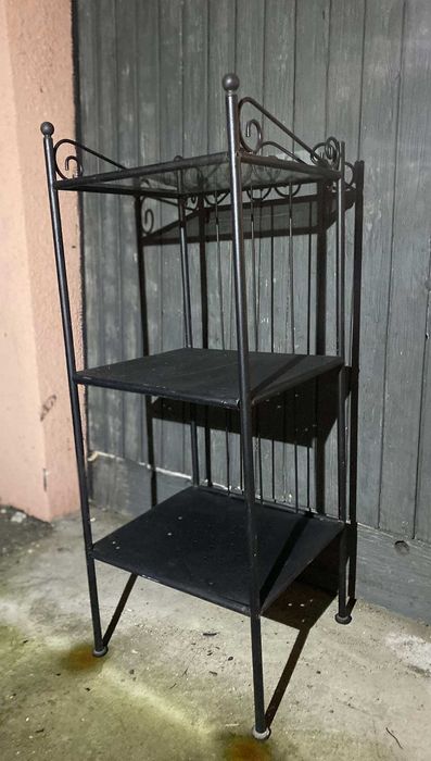 metalowa etażerka, stojak, kwietnik , stolik ikea rönnskär