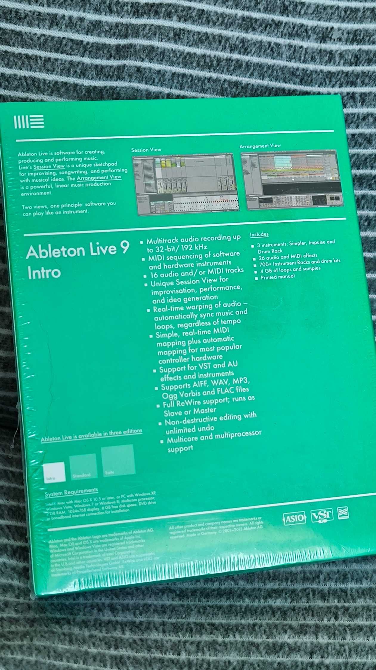 Ableton Intro 9 INTRO Nowy Box