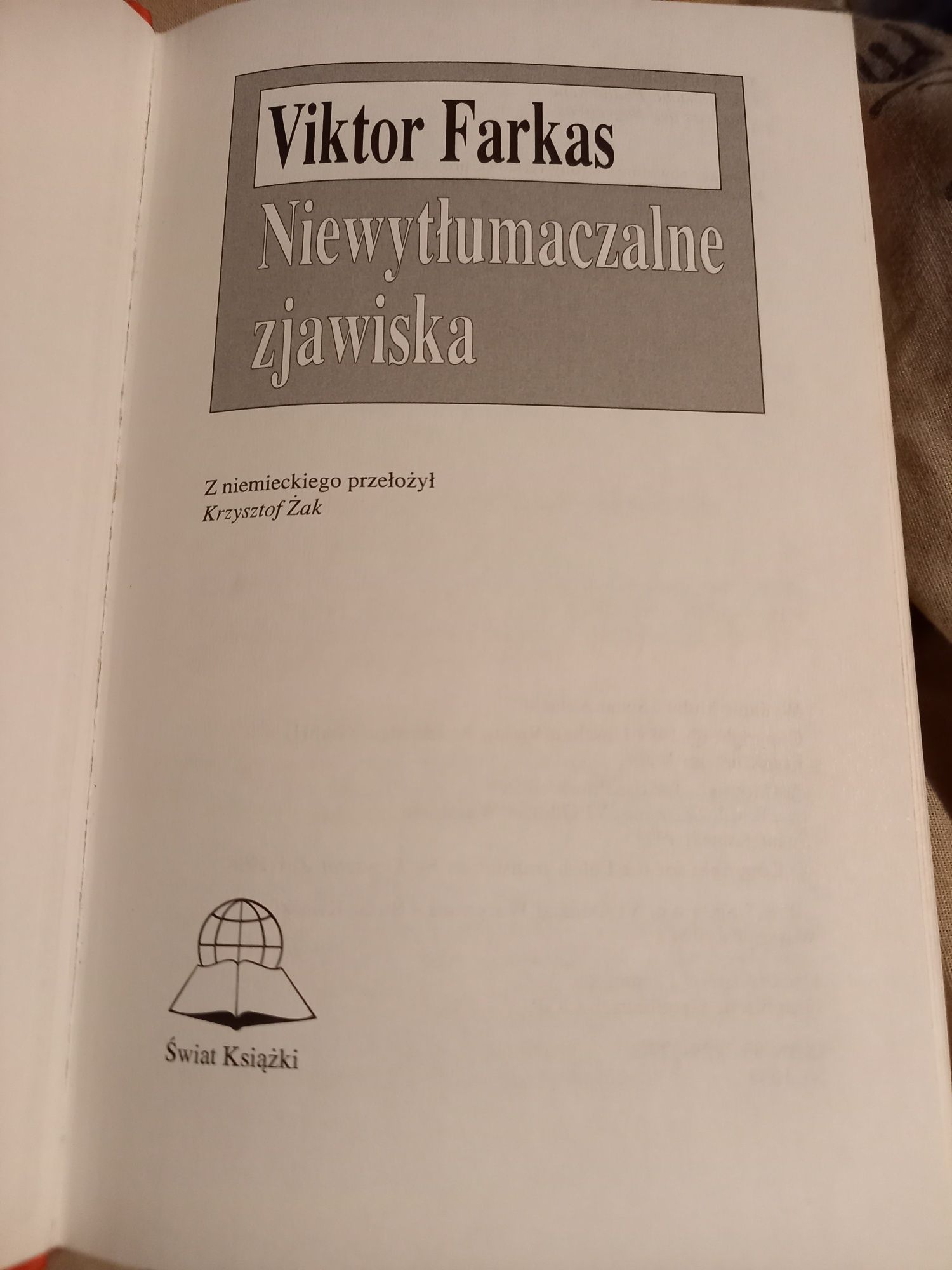 Niewytłumaczalne  zjawiska Viktor Farkas TANIO