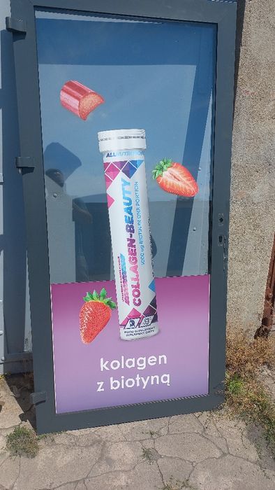Drzwi zewnętrzne PCV sklepowe 100/205 antracyt