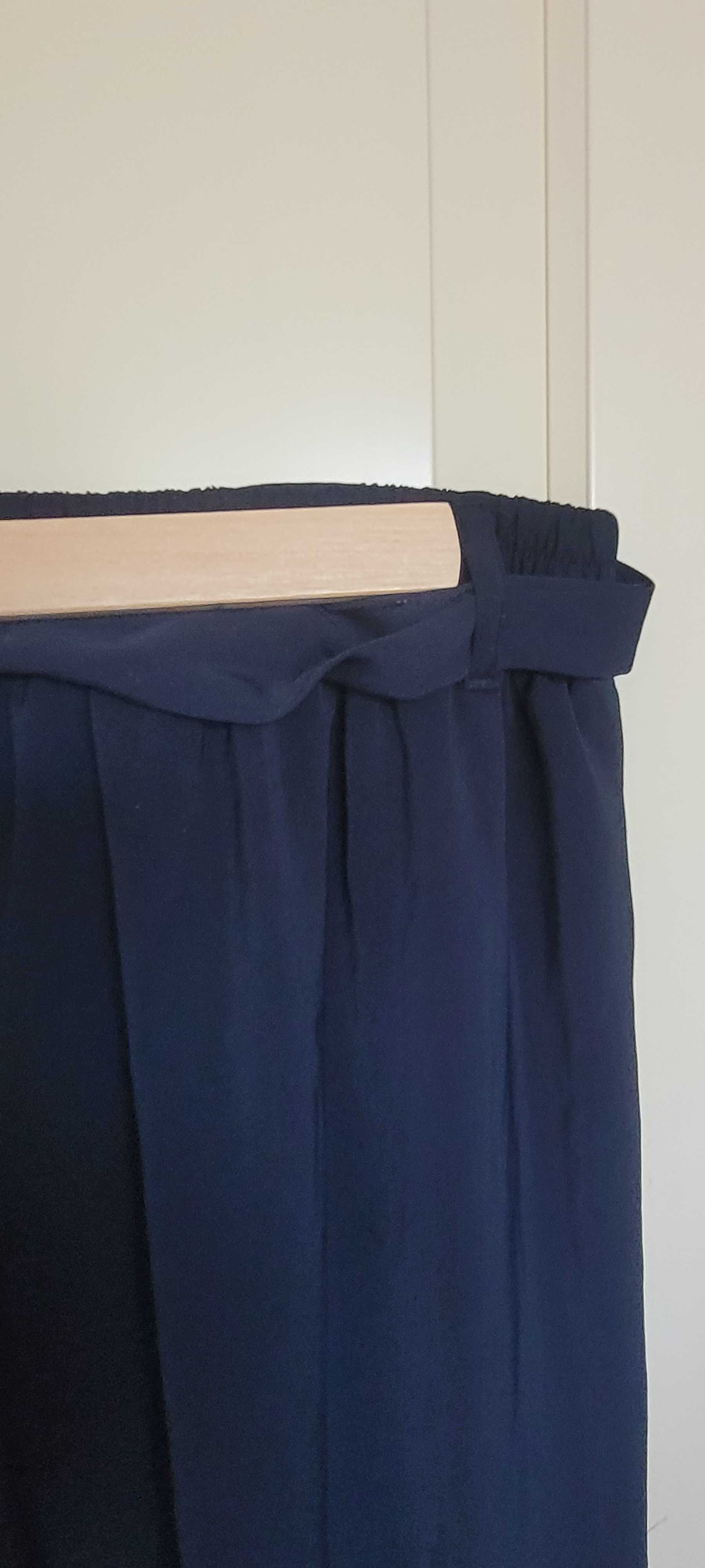 Stradivarius luźne spodnie wiązane w pasie roz. L