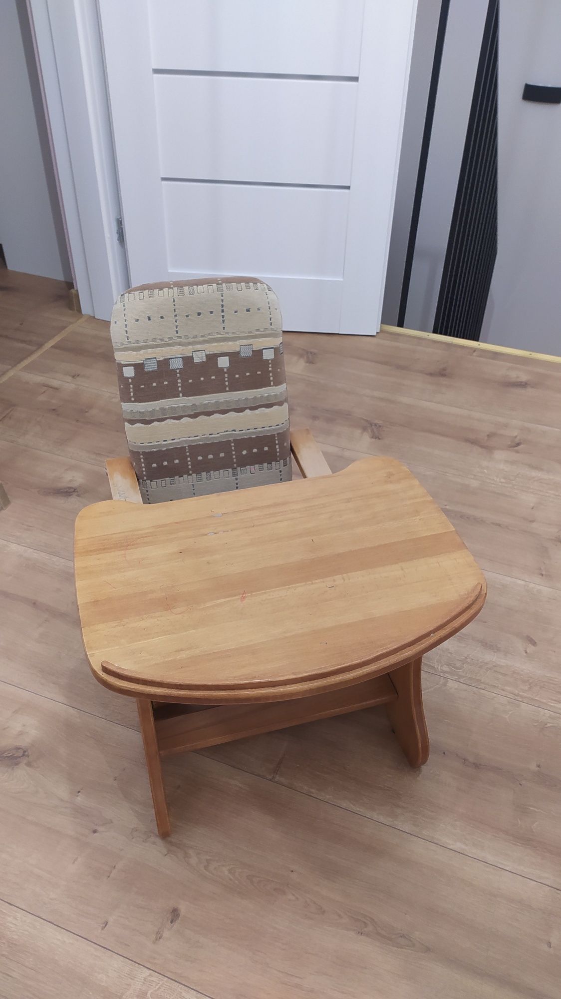 Drewniane ! Stolik + fotel dla dziecka