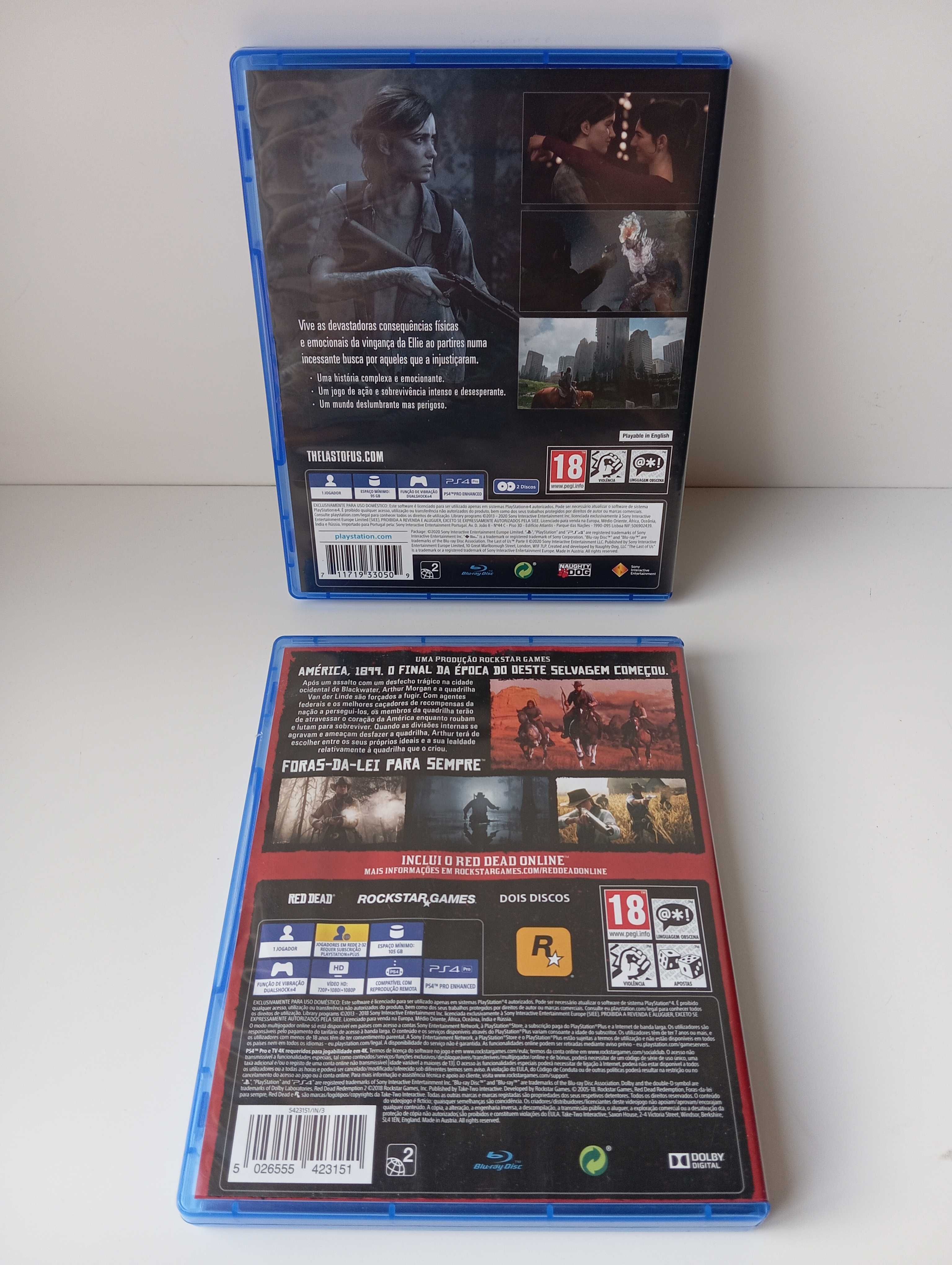 The Last of Us part 2, Red Dead Redemption 2, PS4 PlayStation 4
