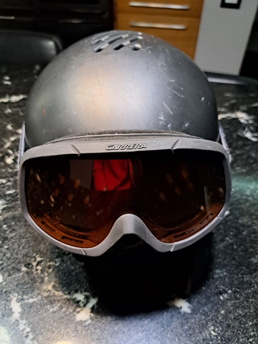 Juniorski kask narciarski K2 rozmiar small 50-55 z goglami