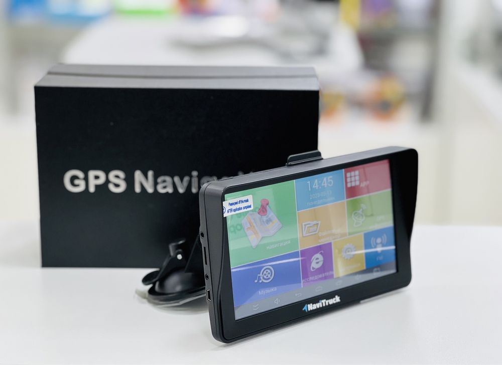 GPS-навигатор android 7" для грузовиков, IGO truck Европа