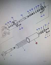 Komatsu napinacz cylinder obudowa spycharka D61