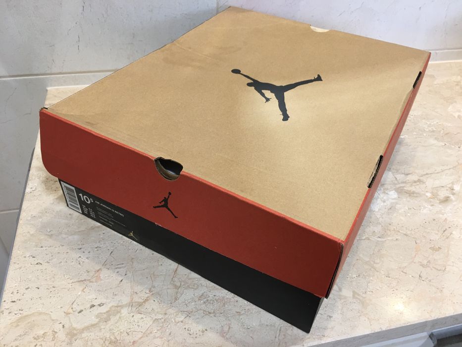 Jordan 12 Bred, Flu Game, 10,5 US, 44,5 EUR