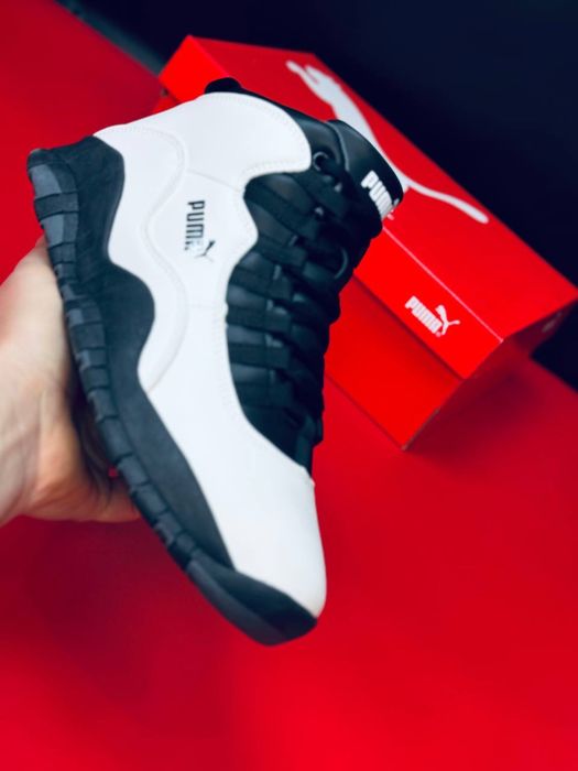 Зимние кожаные кросовки Пума / зимові кросівки Puma / крсавки Пума