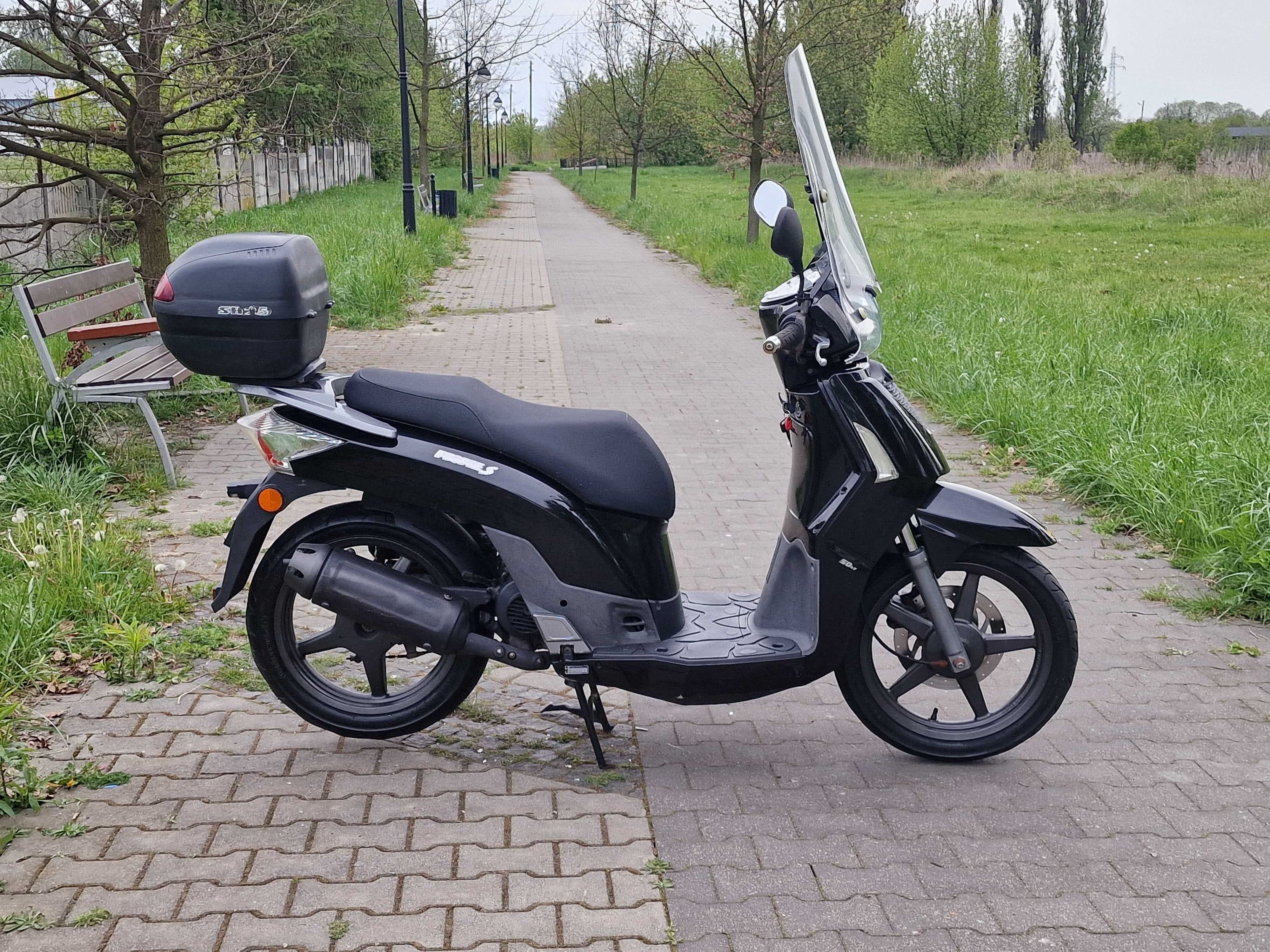 Skuter Kymco People S 50 4T na dużych kołach 16" * szyba * kufer*