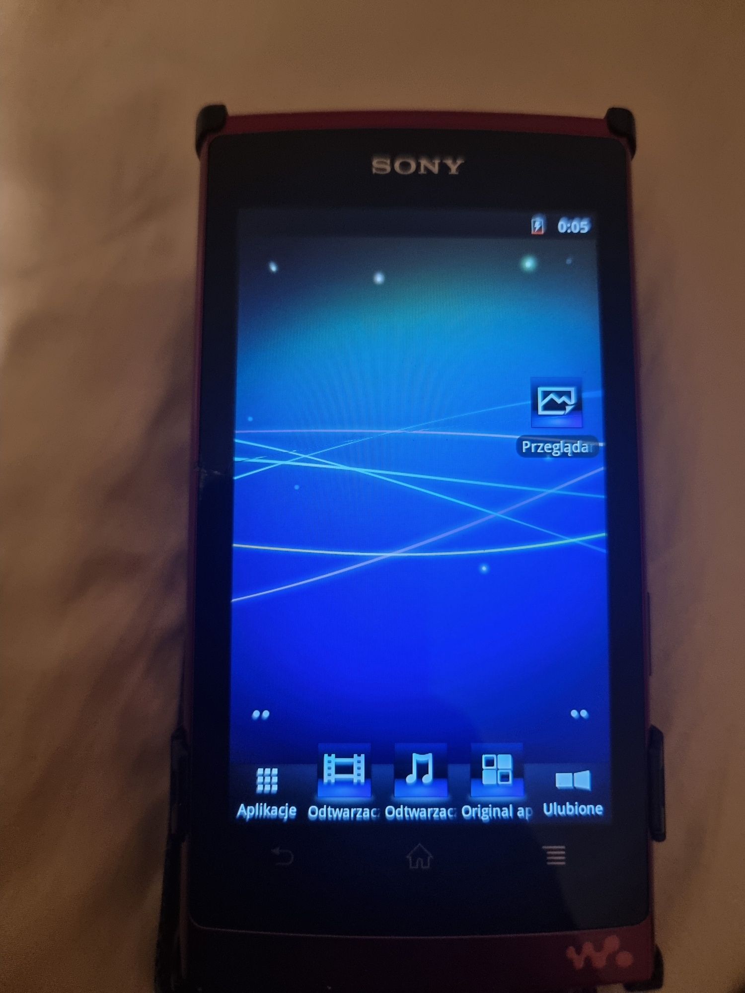 walkman nwz-z1050 z androidem