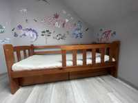 Łóżko dzieciece 170x65 cm z materacem