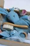 Zestaw Prezentowy dla Noworodka Niebieski – Baby Shower - 3 elementy