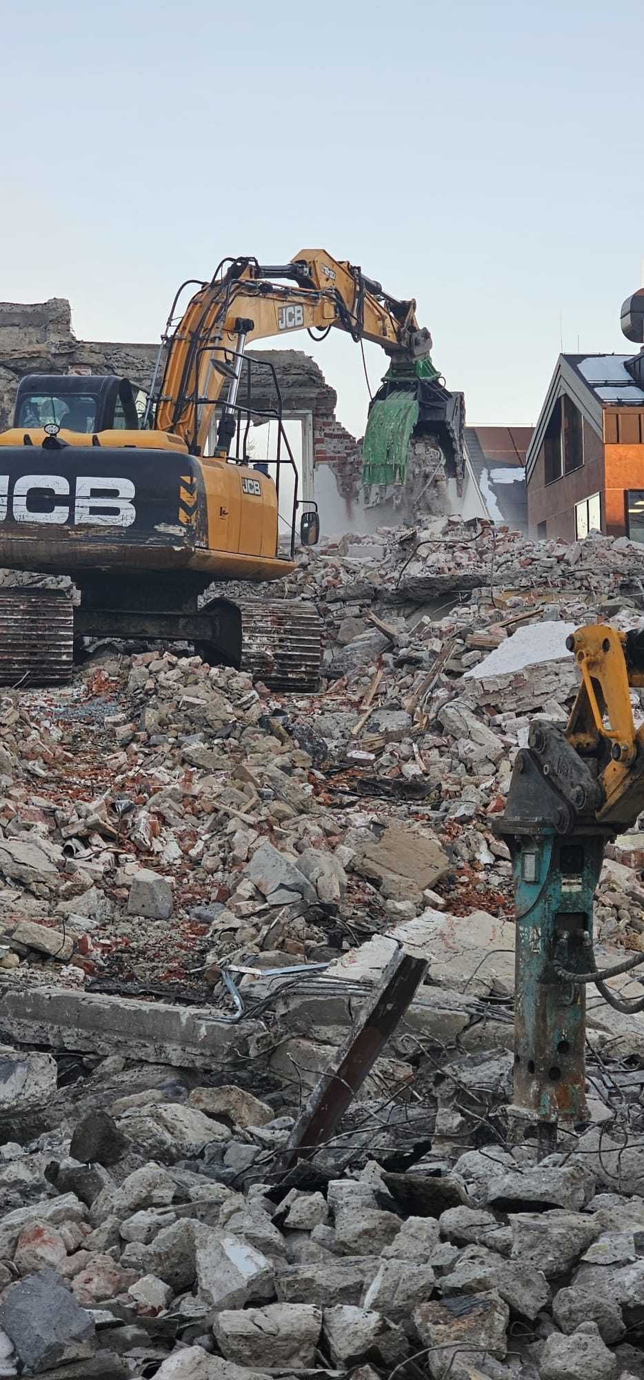 Łyżka wyburzeniowa chwytak rotator kciuk kamień do koparki TRANS2070