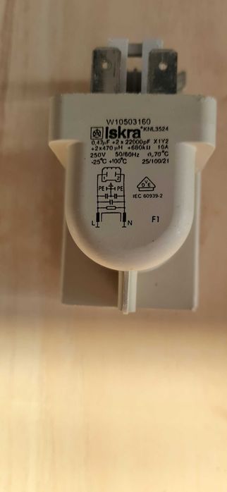 Filtr przeciwzakłóceniowy z pralki Bosh  WOT20255PL