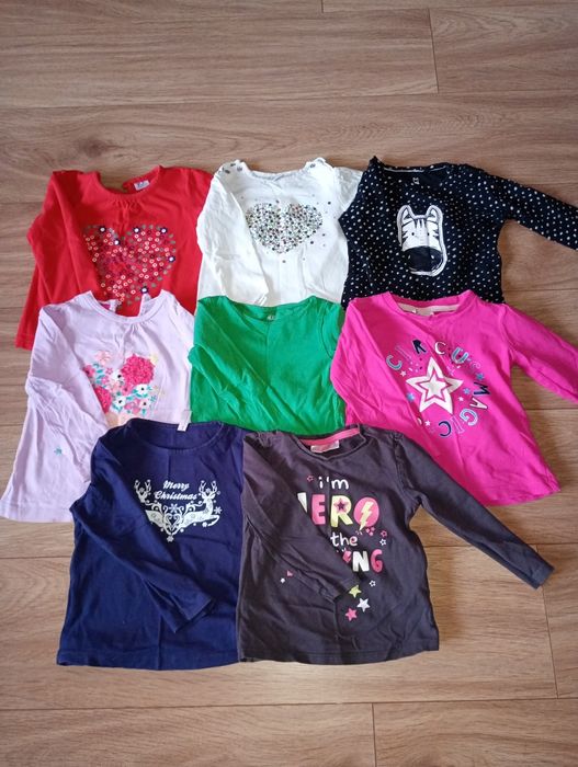 Duża paka ubrań dla dziewczynki. Rozmiar 86-92