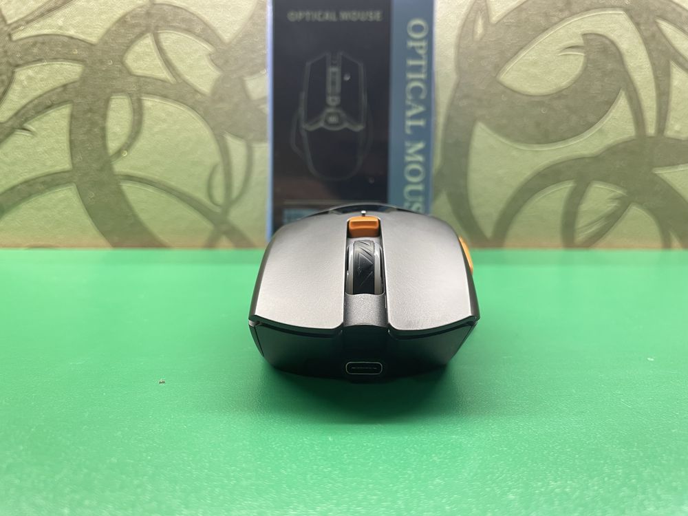 Игровая оптическая беспроводная мышка с тихим кликом и LED