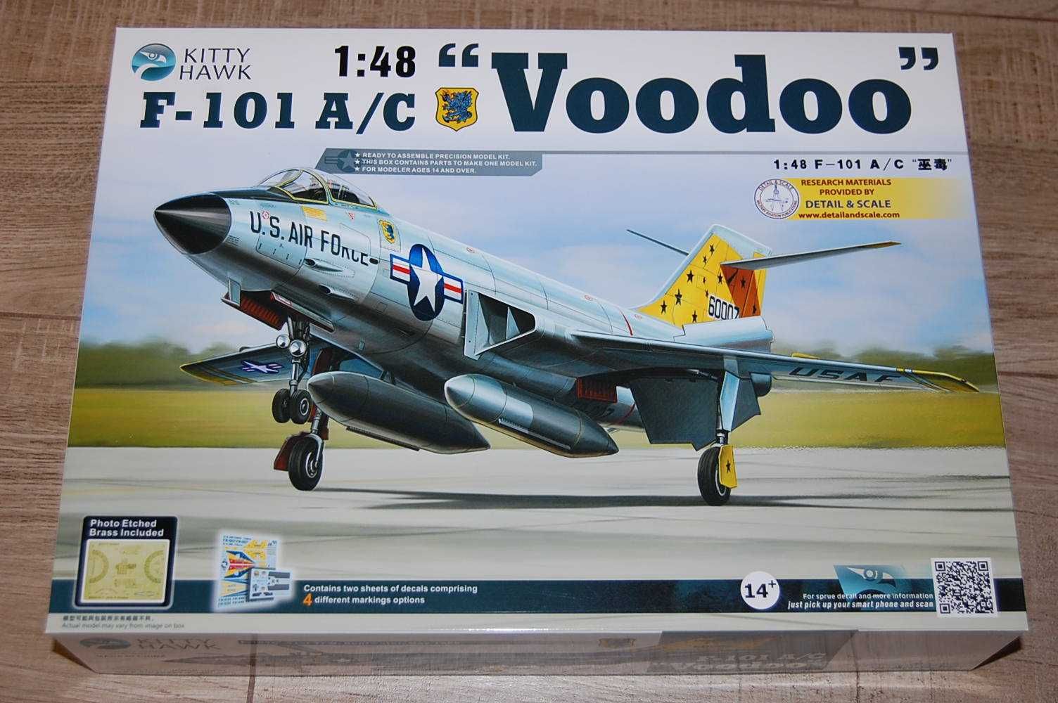 F-101 A/C Voodoo, KittyHawk , skala 1/48