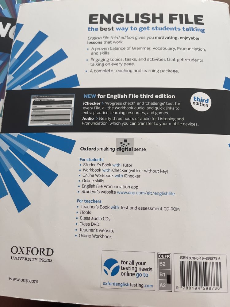 Livros de inglês usados no Cambridge