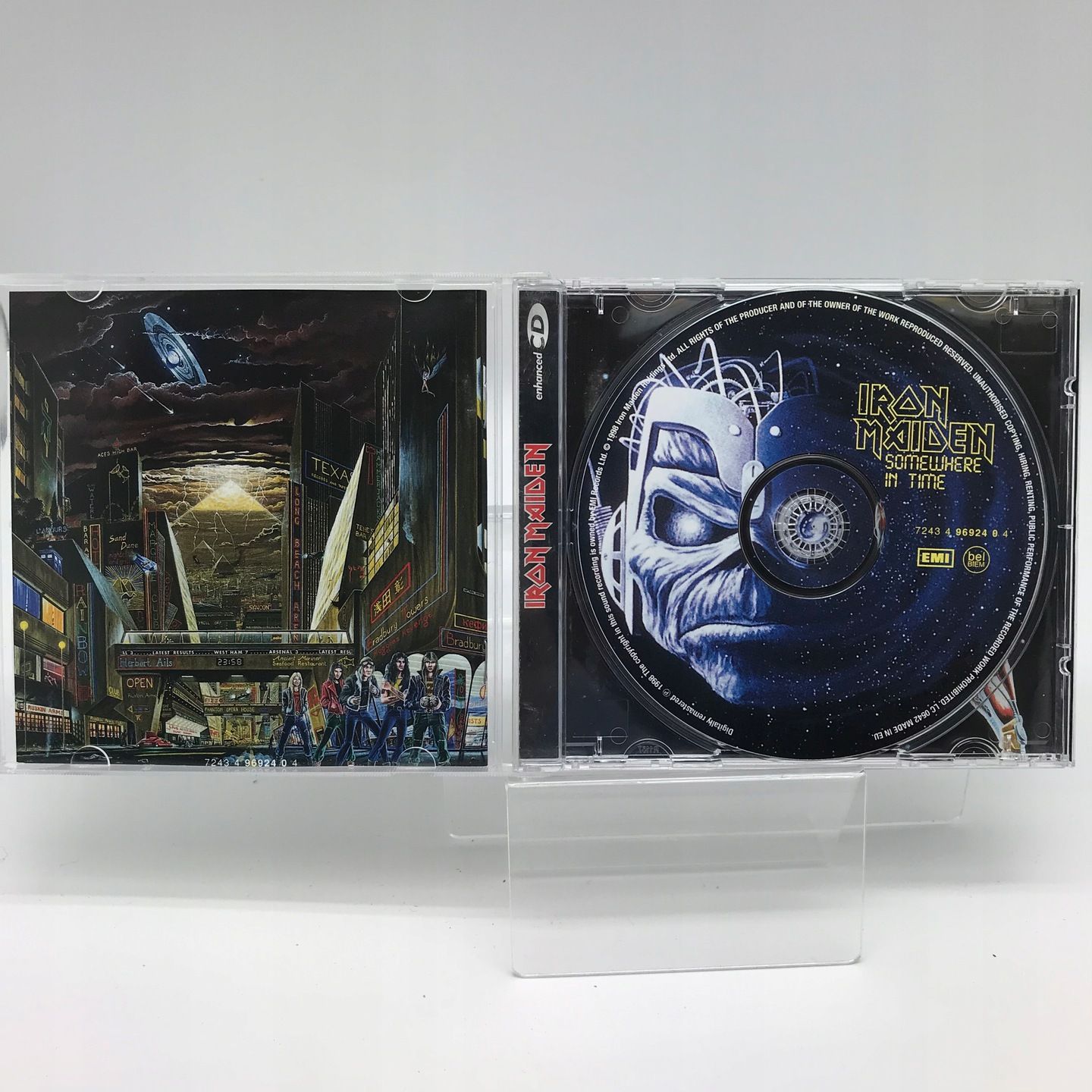 cd - iron maiden - somewhere in time