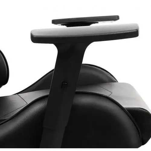 Компьютерное кресло Solid черное игровое геймерское с подушками