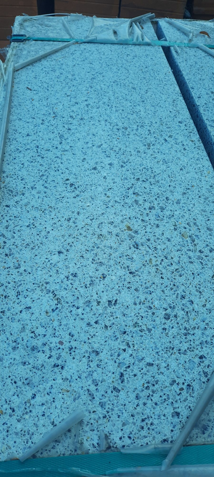 Stopnie, schody, blokowe granit jasny gruboziarnisty Terazzo