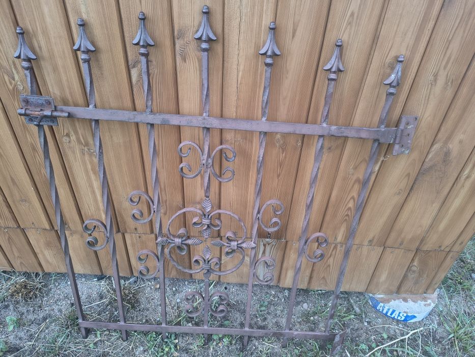 Bramka metalowa kuta