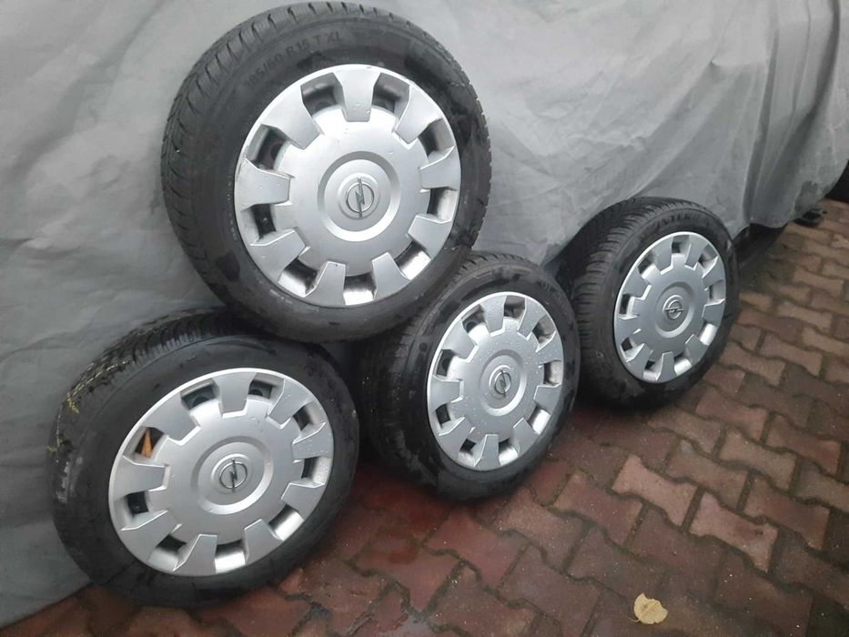 Koła zimowe 4x100 R15 15" astra g meriva a corsa d e 185/60/15 KOMPLET