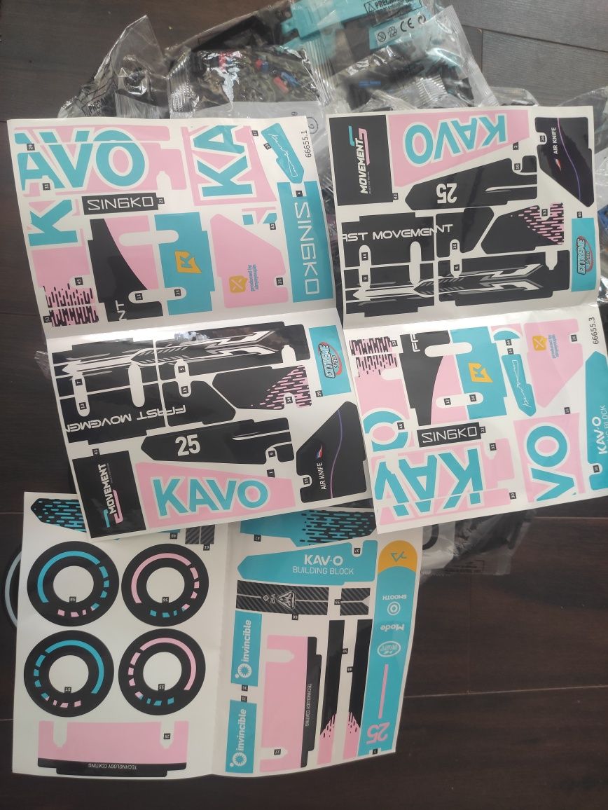 Klocki Formuła 1 duży zestaw 68 cm