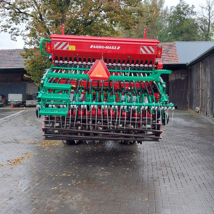 Zestaw  uprawowo siewny ago masz grano shark 2,5m