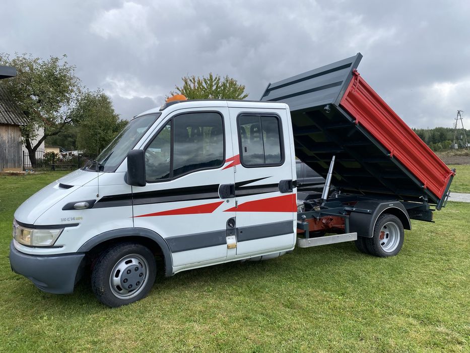 Iveco daily 35c14 wywrotka kiper 7os brygadowka 3.0 nowy wywrot