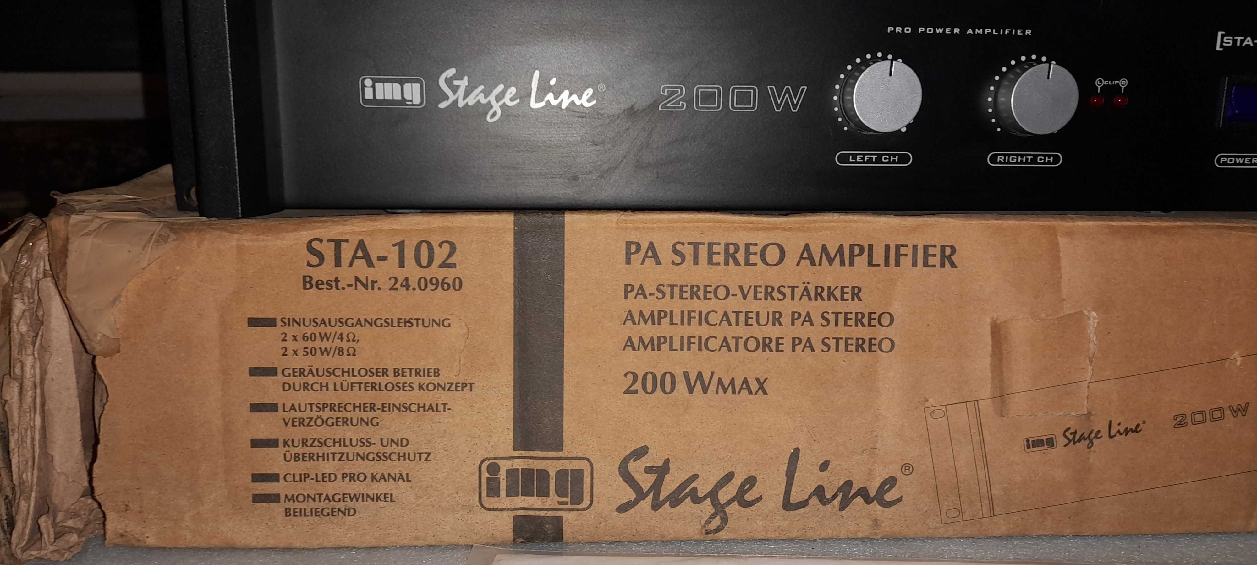 Img Stage Line sta-102 wzmacniacz 200w (Vintage OLO)