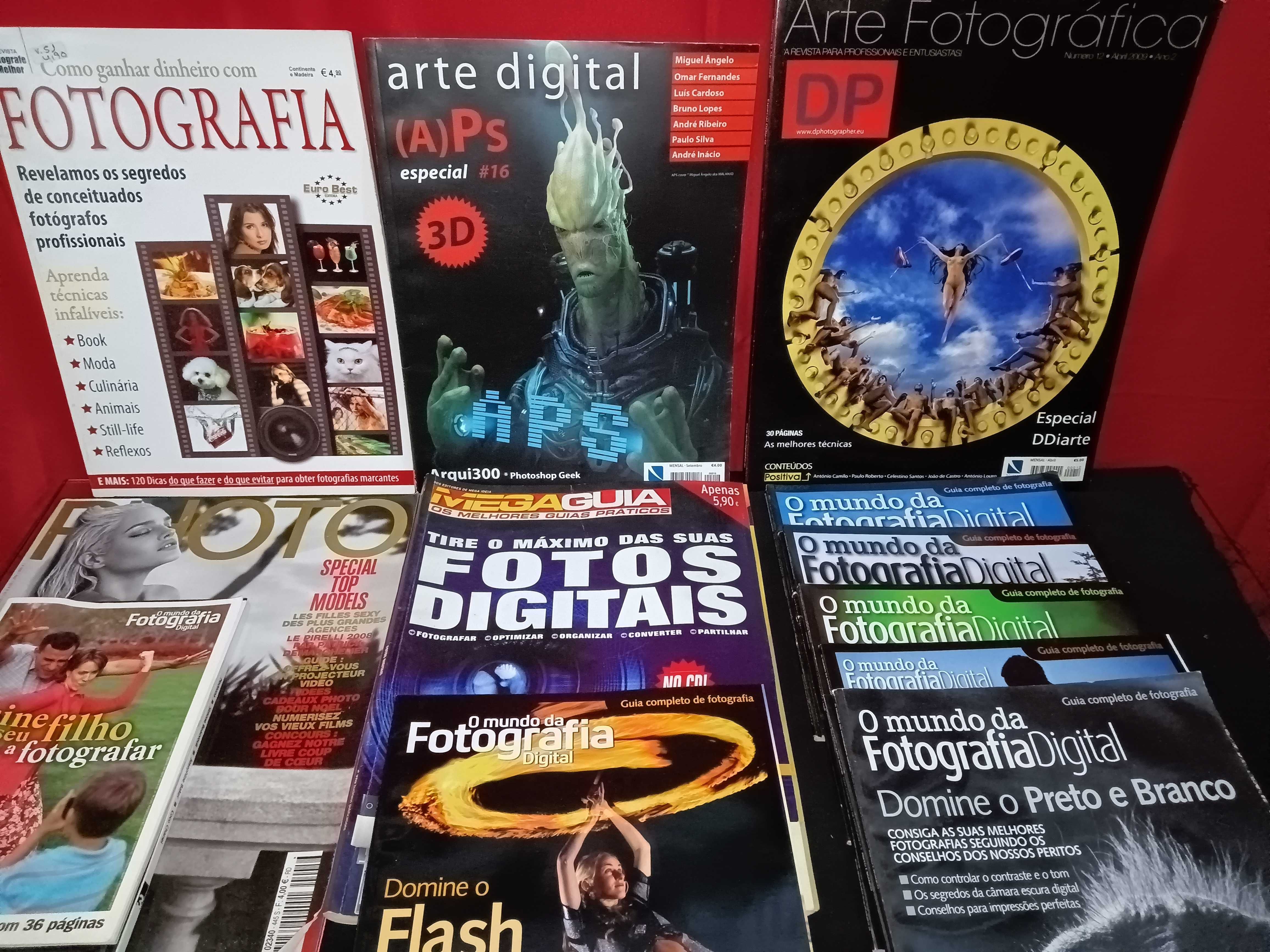 50 revistas de e sobre fotografia algumas ainda com cd