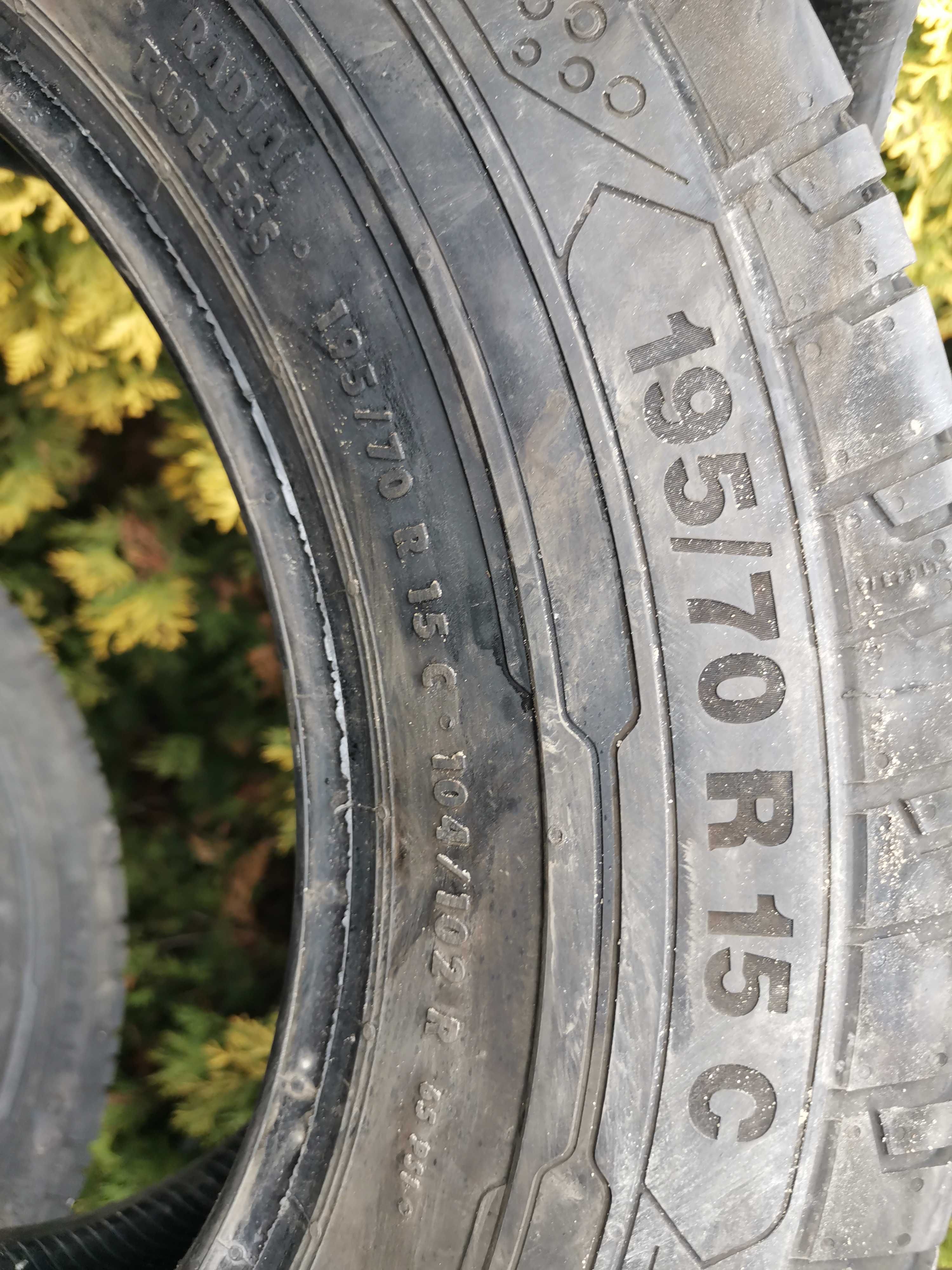bus lato Continental 195/70/15C z 2018r 8.2mm