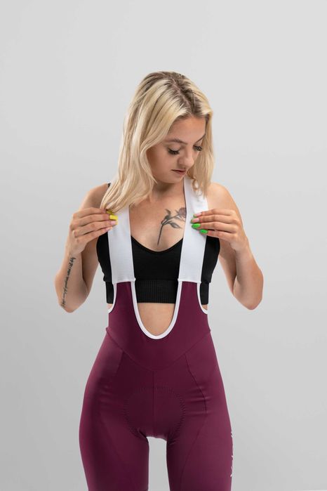 Damskie spodenki kolarskie Wine Berry - Velodie