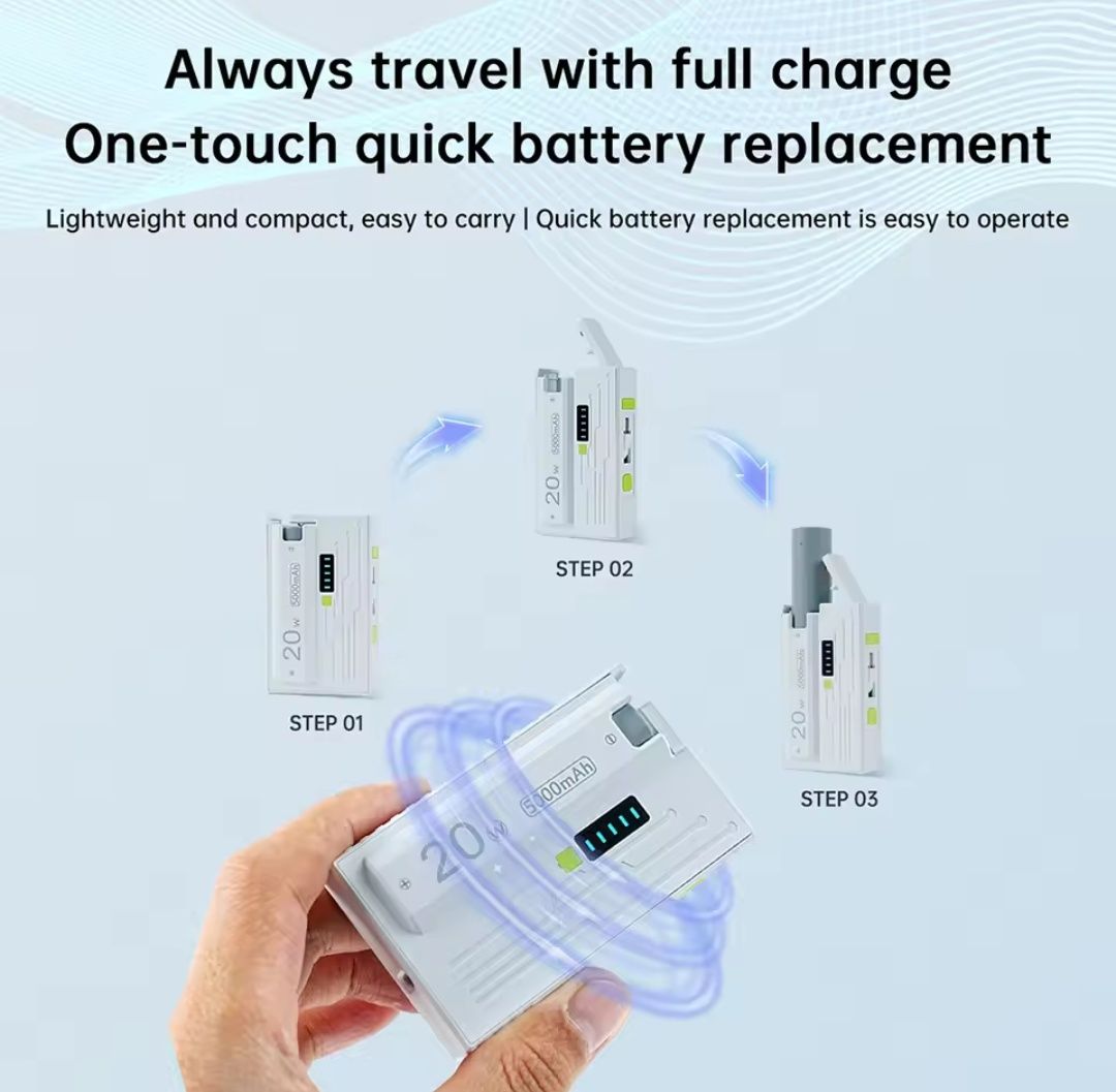 Powerbank на 21700 на 20w с Type C , Litokala 5000 Mah PD QC