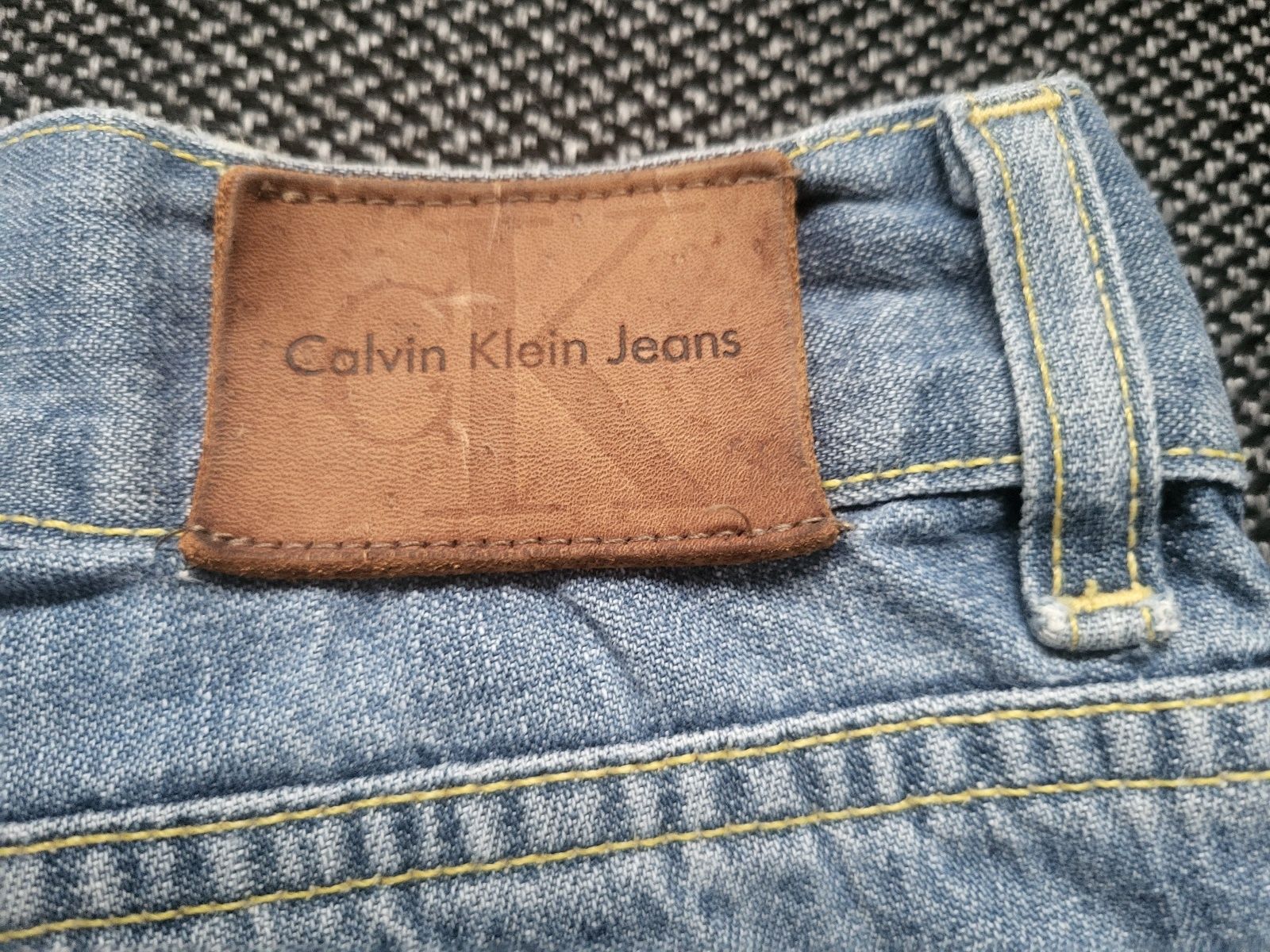 Jeansy spodnie niebieskie Calvin Klein CK