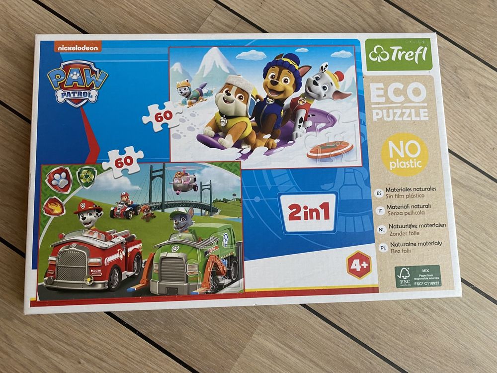 Puzzle dla dziewczynki  4+ i 5+