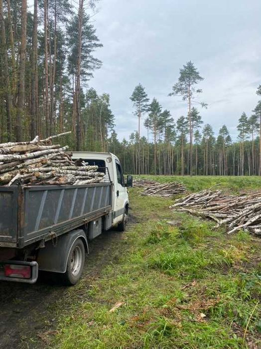 drewno opałowe gałęziówka