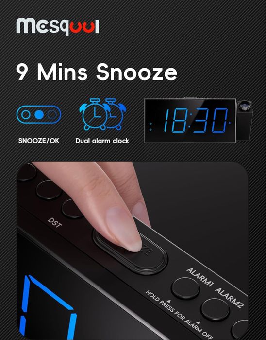 Годинник з проектором